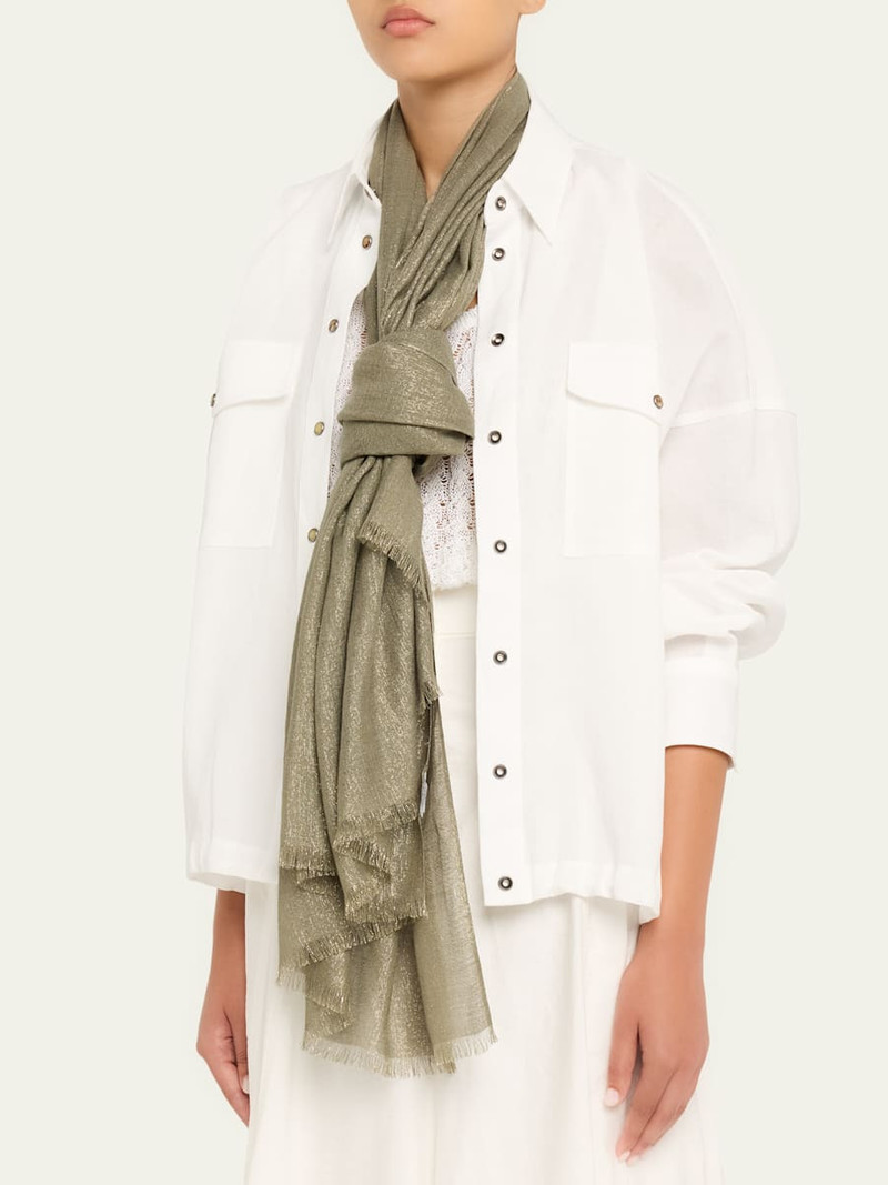 Sparkling Cashmere & Silk Scarf 3