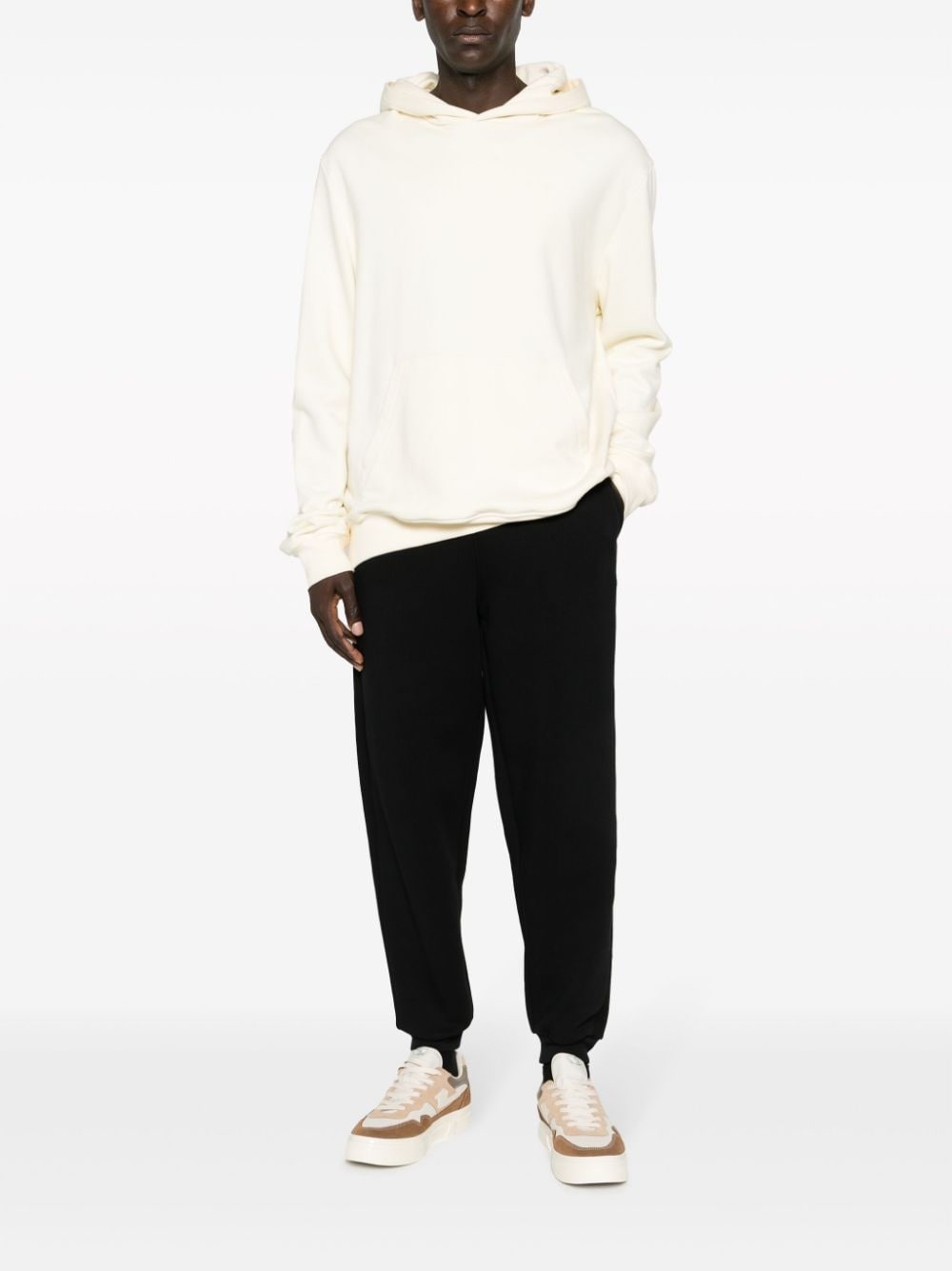 logo-patch drawstring track pants - 2