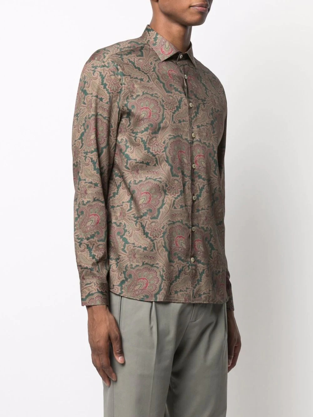 paisley print shirt - 3