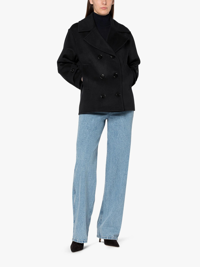 Mackintosh FIONA NAVY WOOL PEA COAT outlook