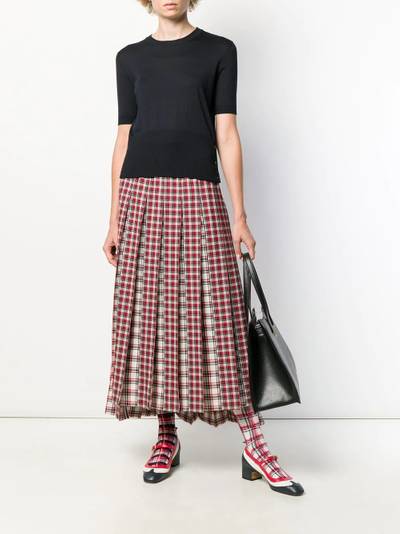 Thom Browne RWB intarsia stripe knitted top outlook