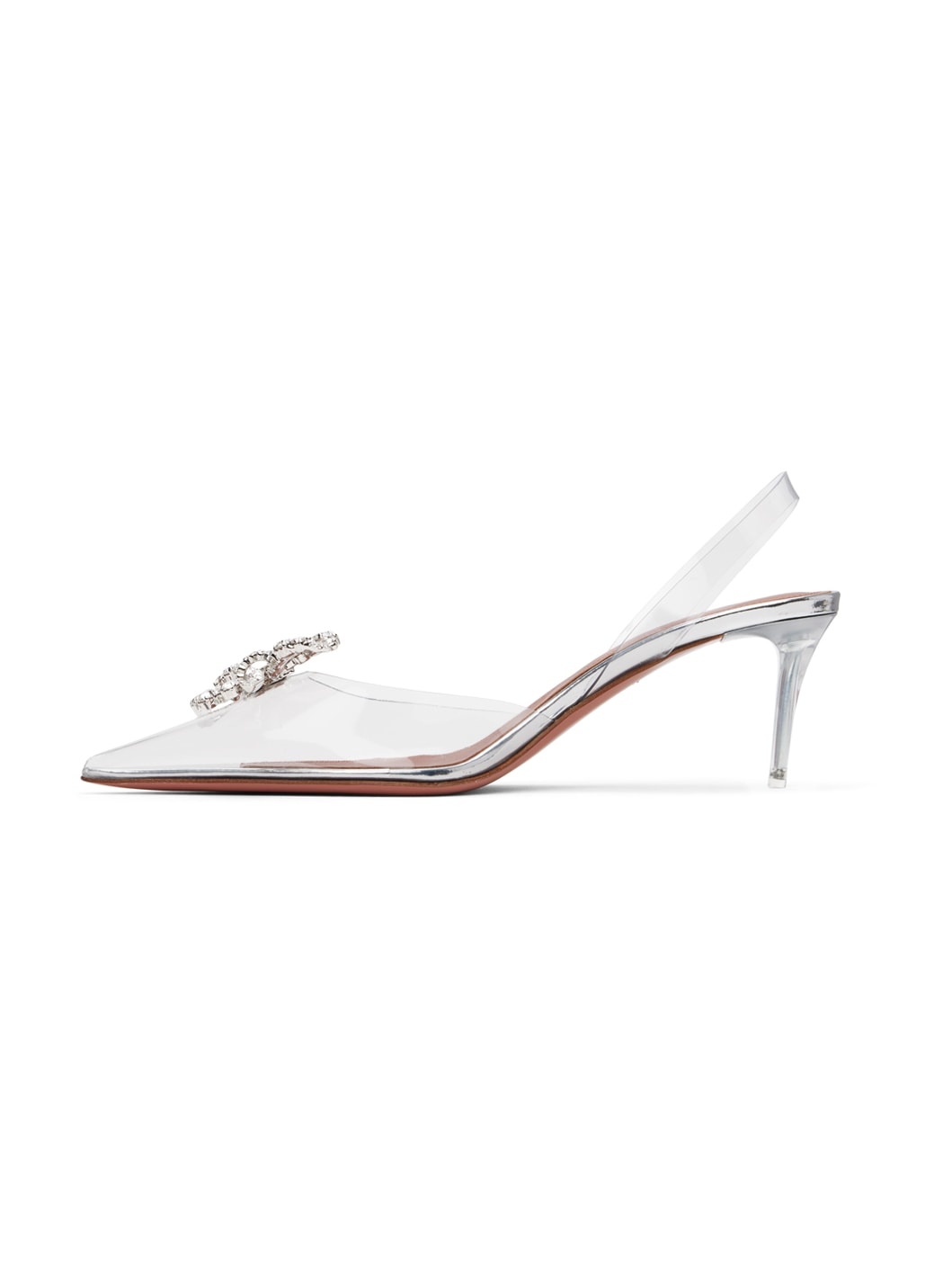 Transparent Rosie Glass Sling 60 Heels - 3