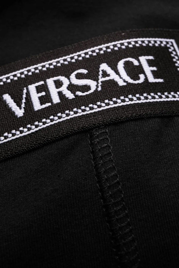 90S VERSACE LOGO-WAISTBAND STRETCHED BRIEFS - 3