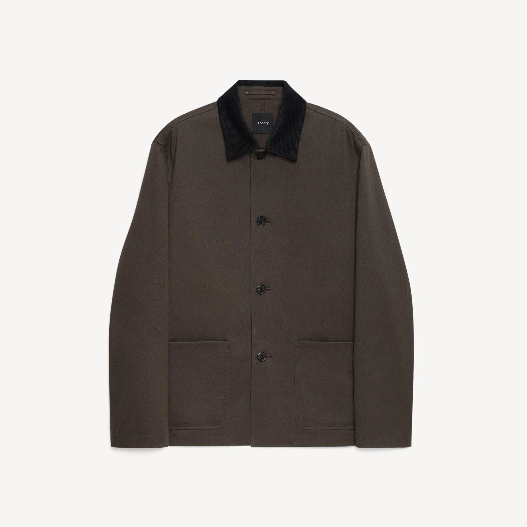 Four-Button Jacket in Moonsoft Cotton - 1