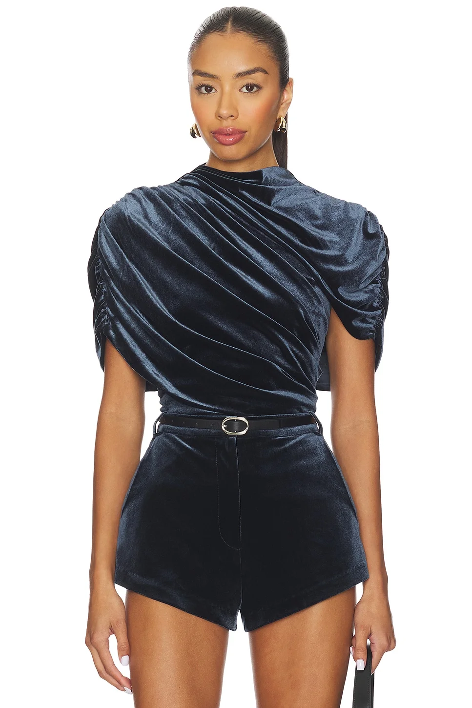 x REVOLVE Evianna Velvet Top - 1