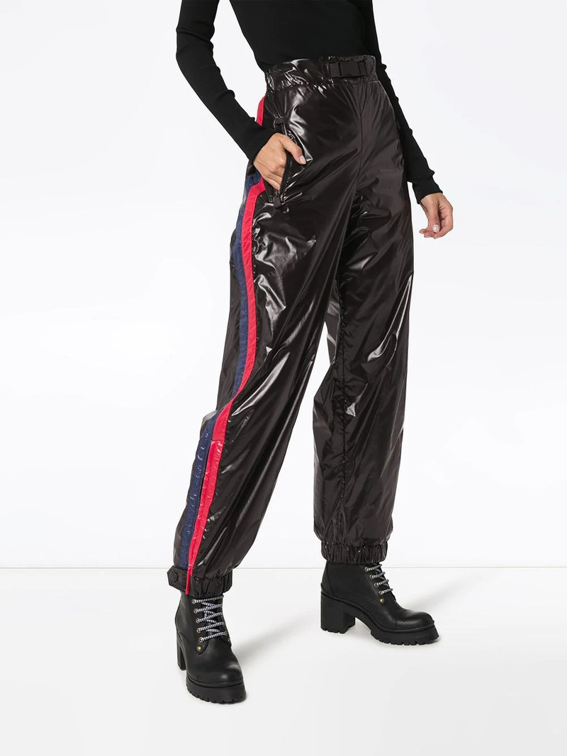 side-stripe nylon trousers 3