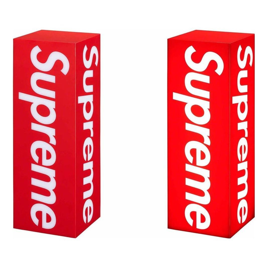 Supreme Box Logo Lamp 'Red White' SUP-FW23-124 - 3