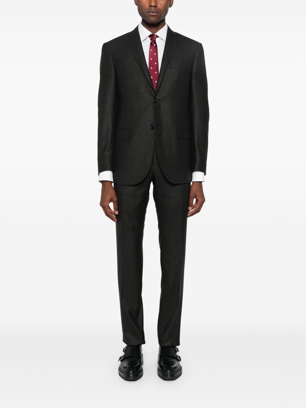 check-pattern suit - 2