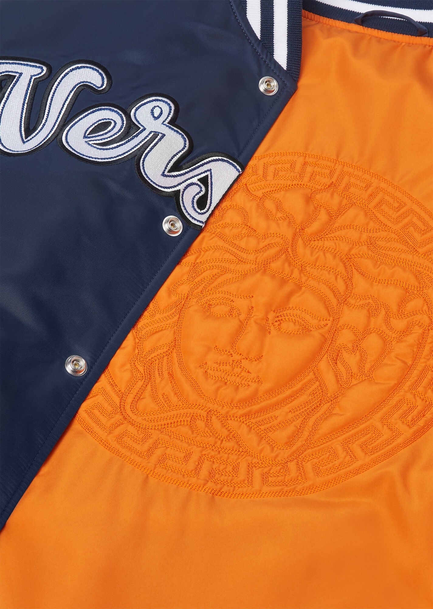 Varsity Nylon Bomber Jacket - 6