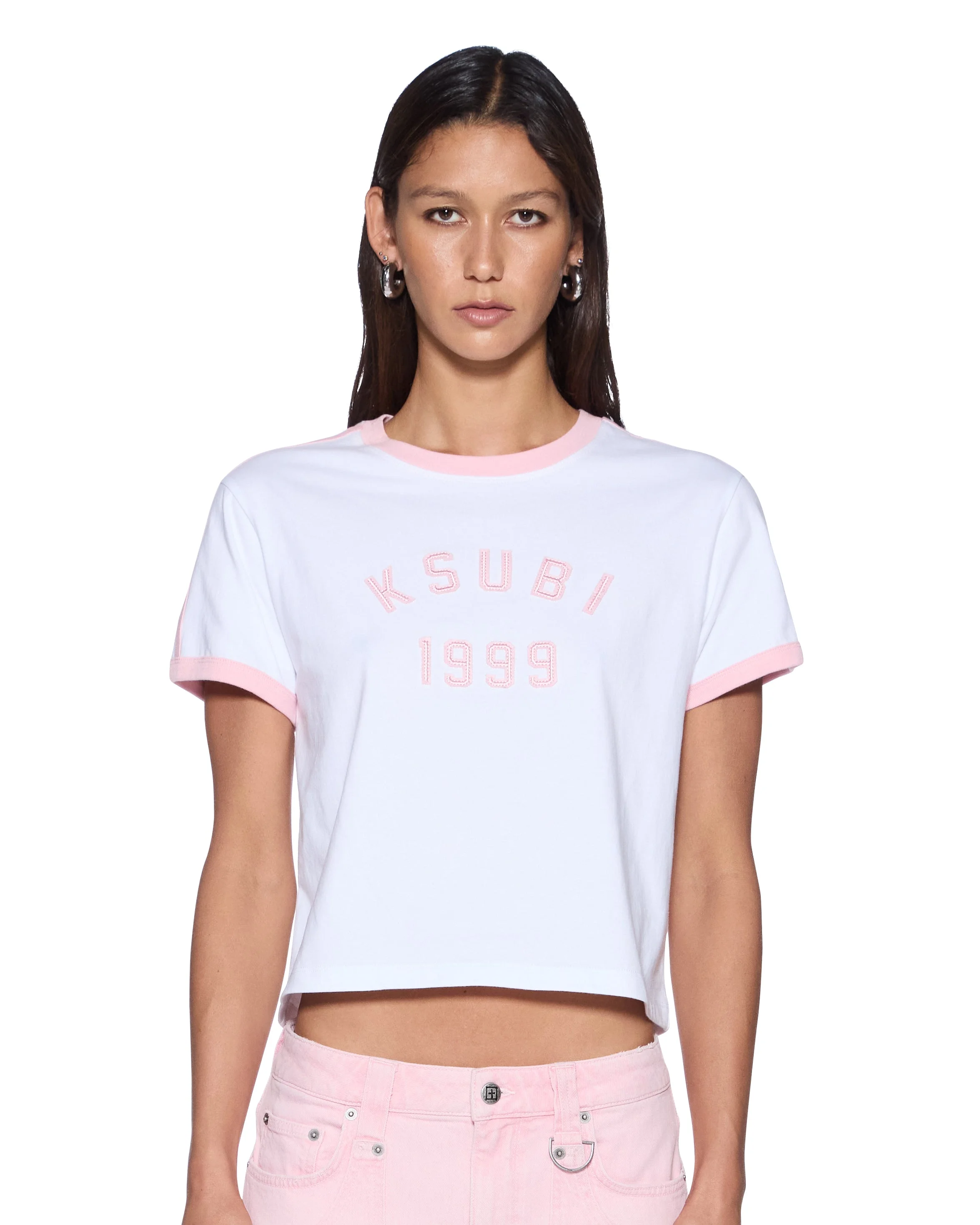 VARSITY SHRUNKEN TEE WHITE QUARTZ - 1