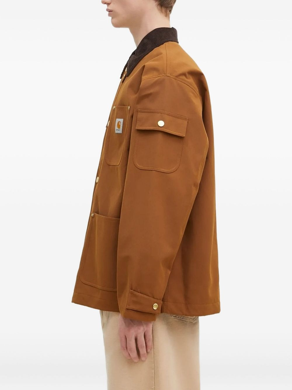 Clapton corduroy-collar shirt jacket - 2