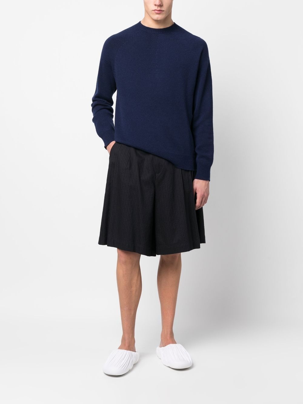 crew neck cashmere jumper - 2