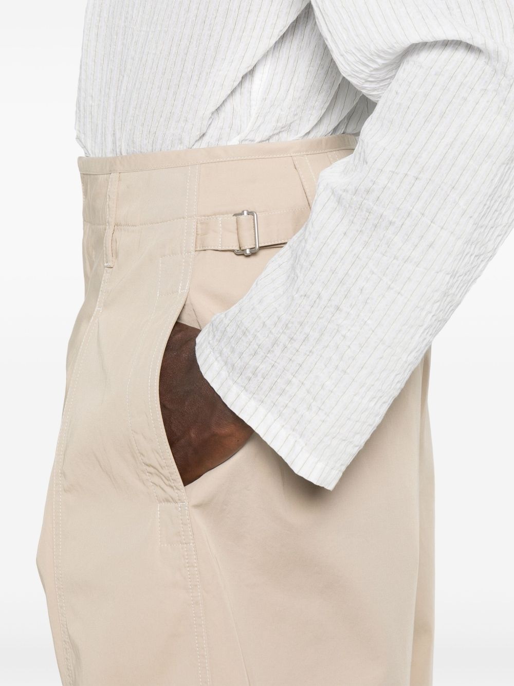 pleated bermuda shorts - 5