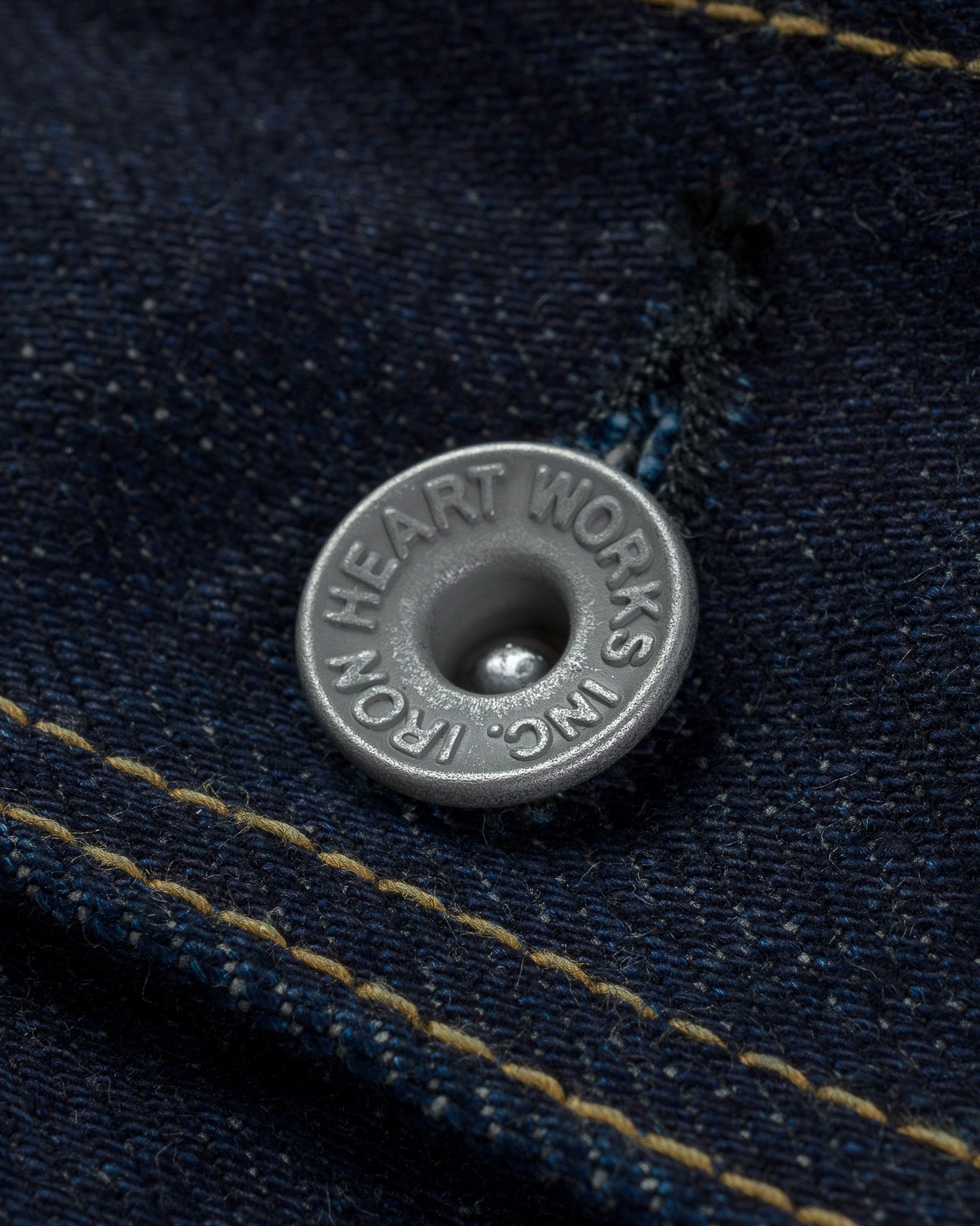 IHJ-139-IND 19oz Selvedge Denim Type II Jacket - Indigo - 18