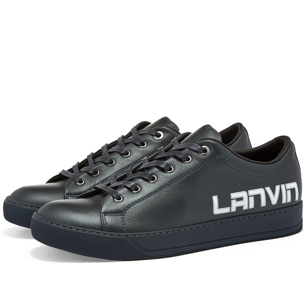 Lanvin Printed Logo Low Top Sneaker - 1