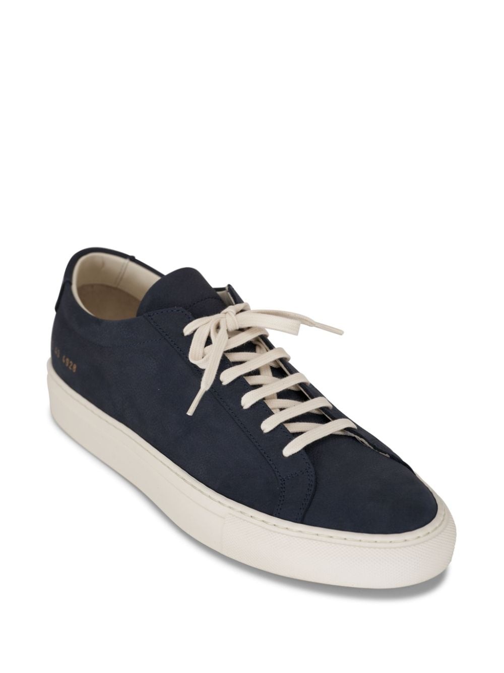 leather lace-up sneakers - 2