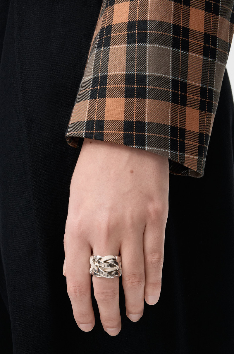 Loewe Nest ring in sterling silver and enamel outlook