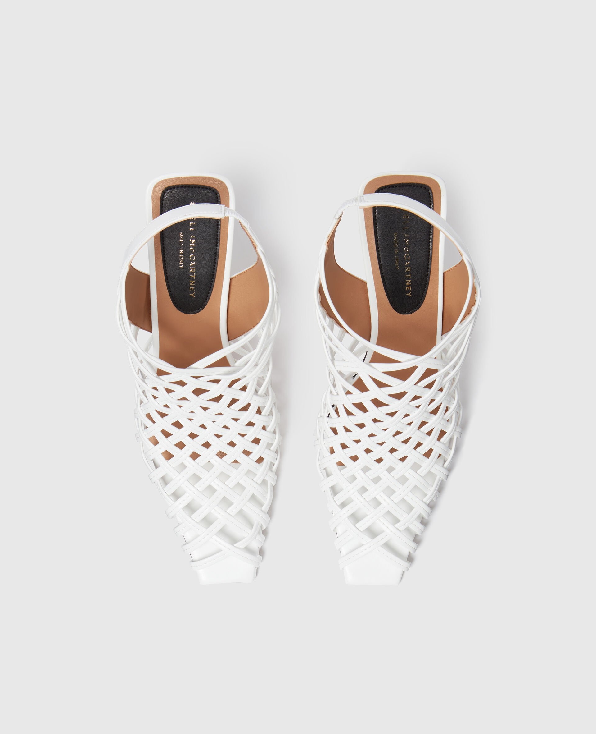 Stella Spur Woven Slingbacks - 5
