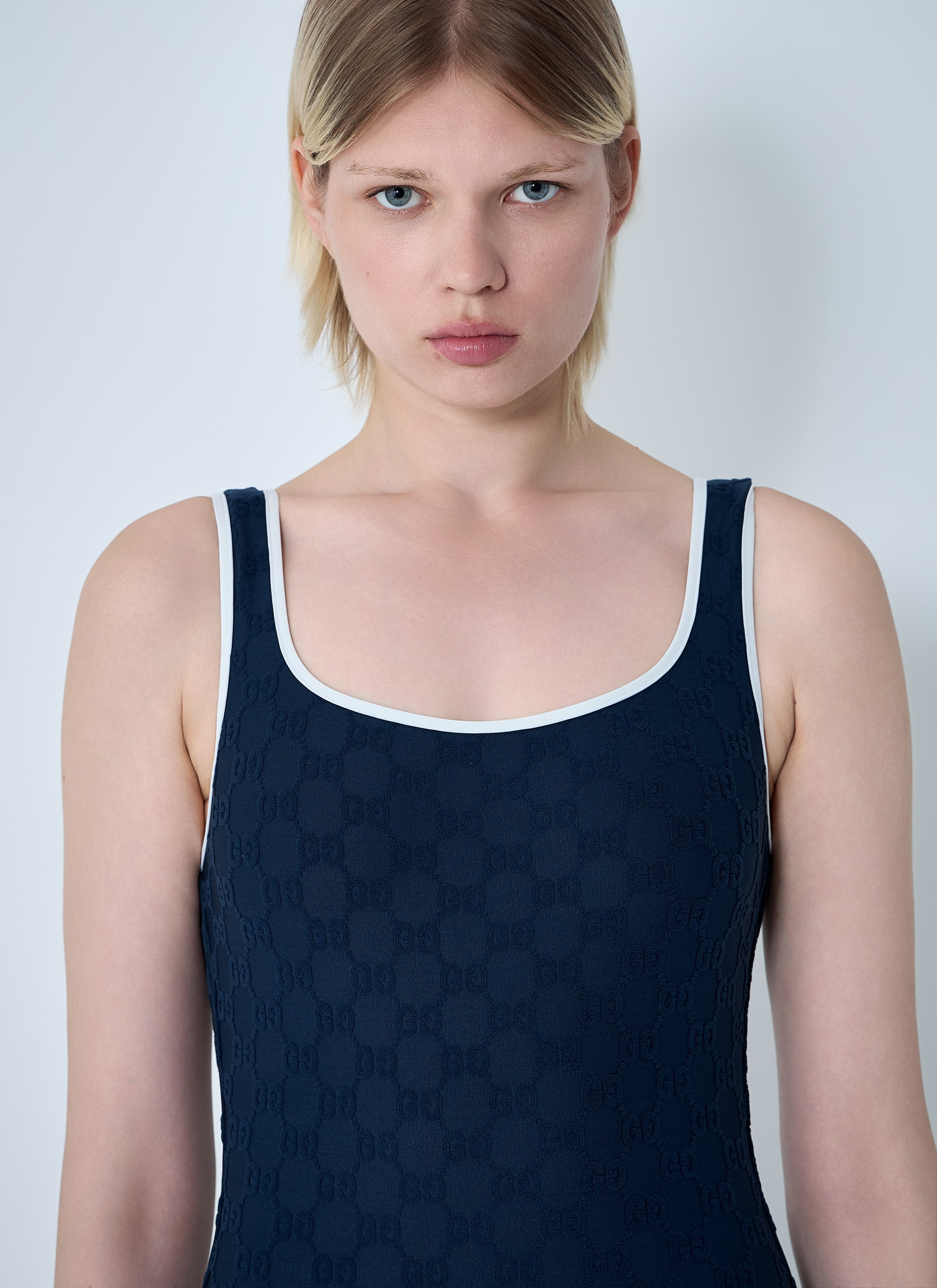 Gucci Women Gg Terrycloth Swimsuit - 5
