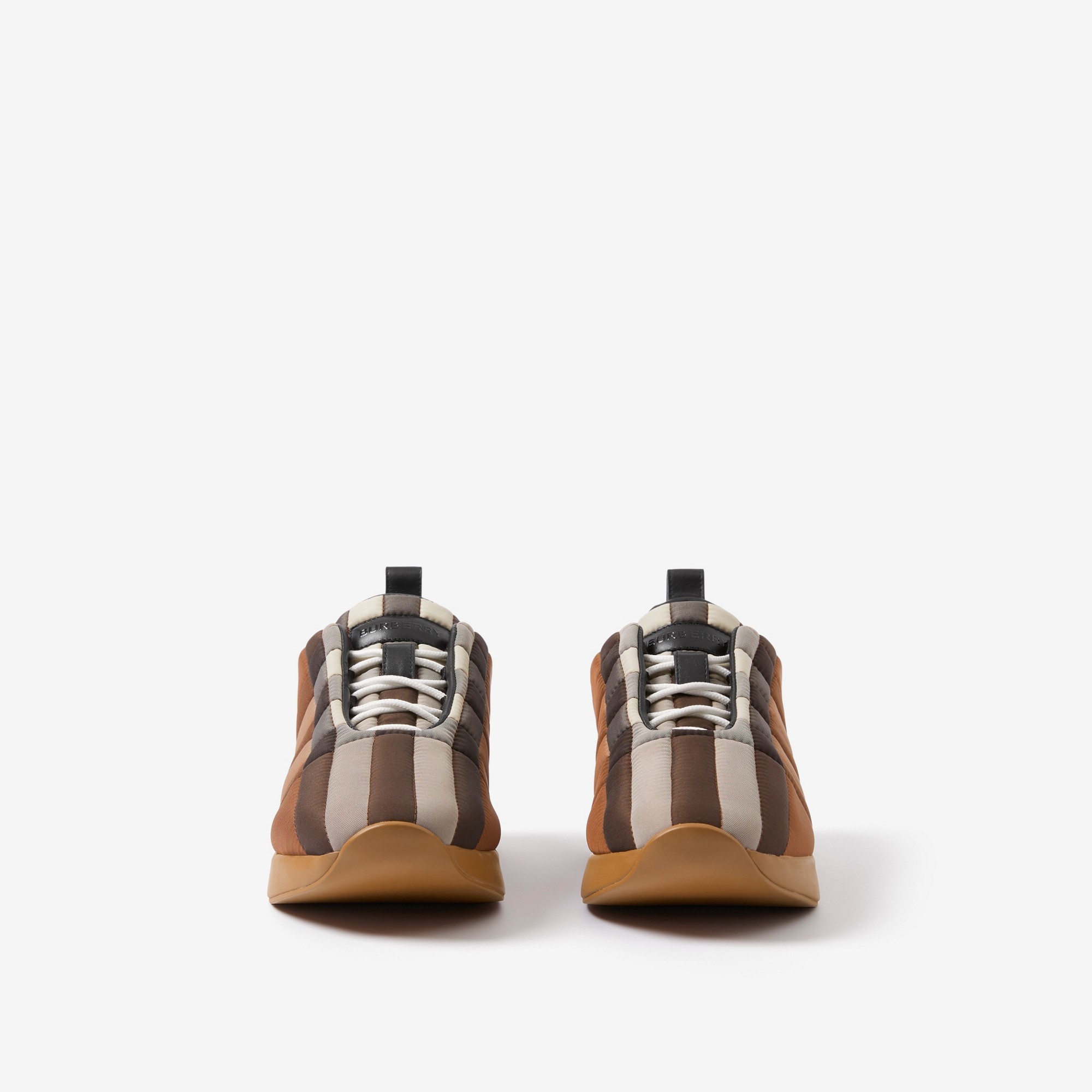 Quilted Nylon and Leather Classic Sneakers - 2