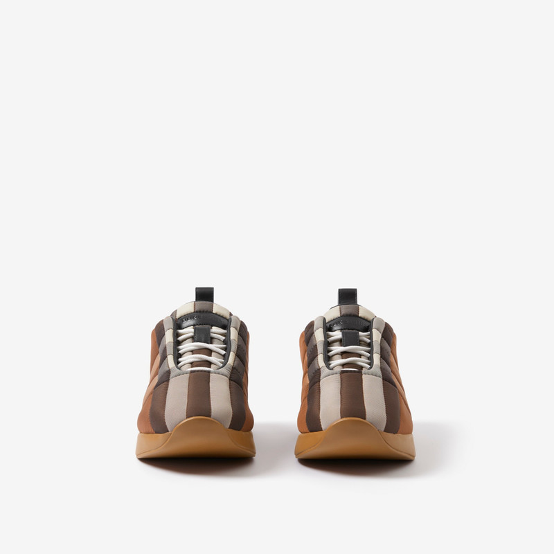 Burberry Quilted Nylon and Leather Classic Sneakers outlook