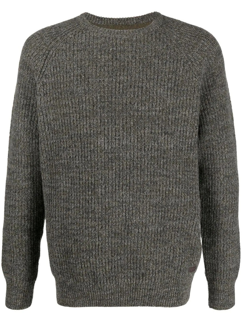 ribbed-knit long-sleeve jumper 1
