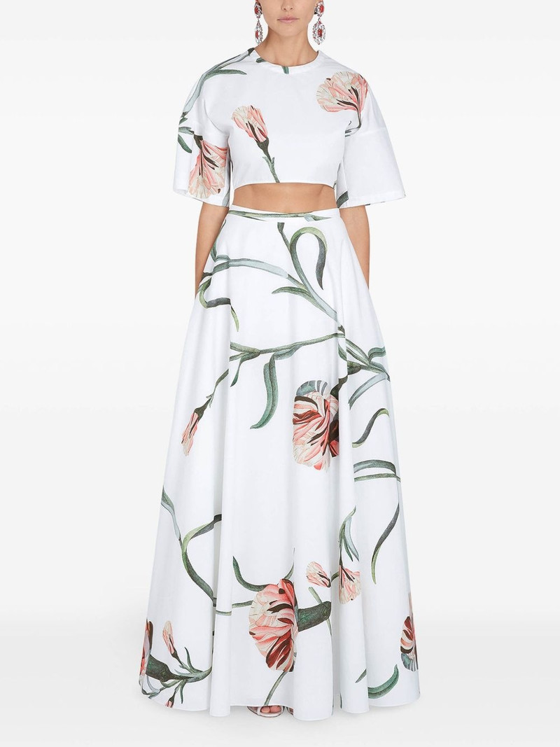 GIAMBATTISTA VALLI cotton maxi skirt outlook
