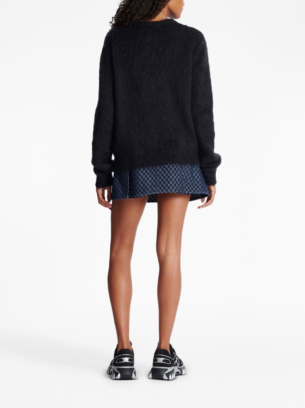 logo-jacquard jumper - 4