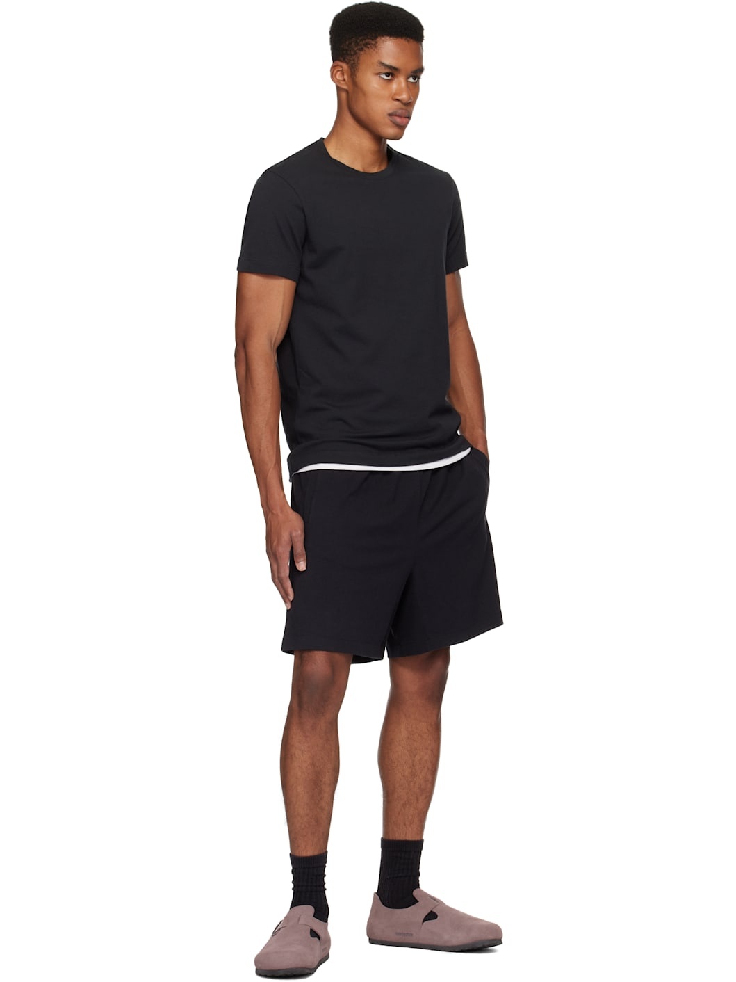 Black SKIMS Cotton Classic T-shirt - 4