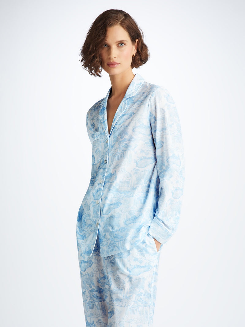 Women's Pyjamas Ledbury 77 Cotton Batiste White - 2