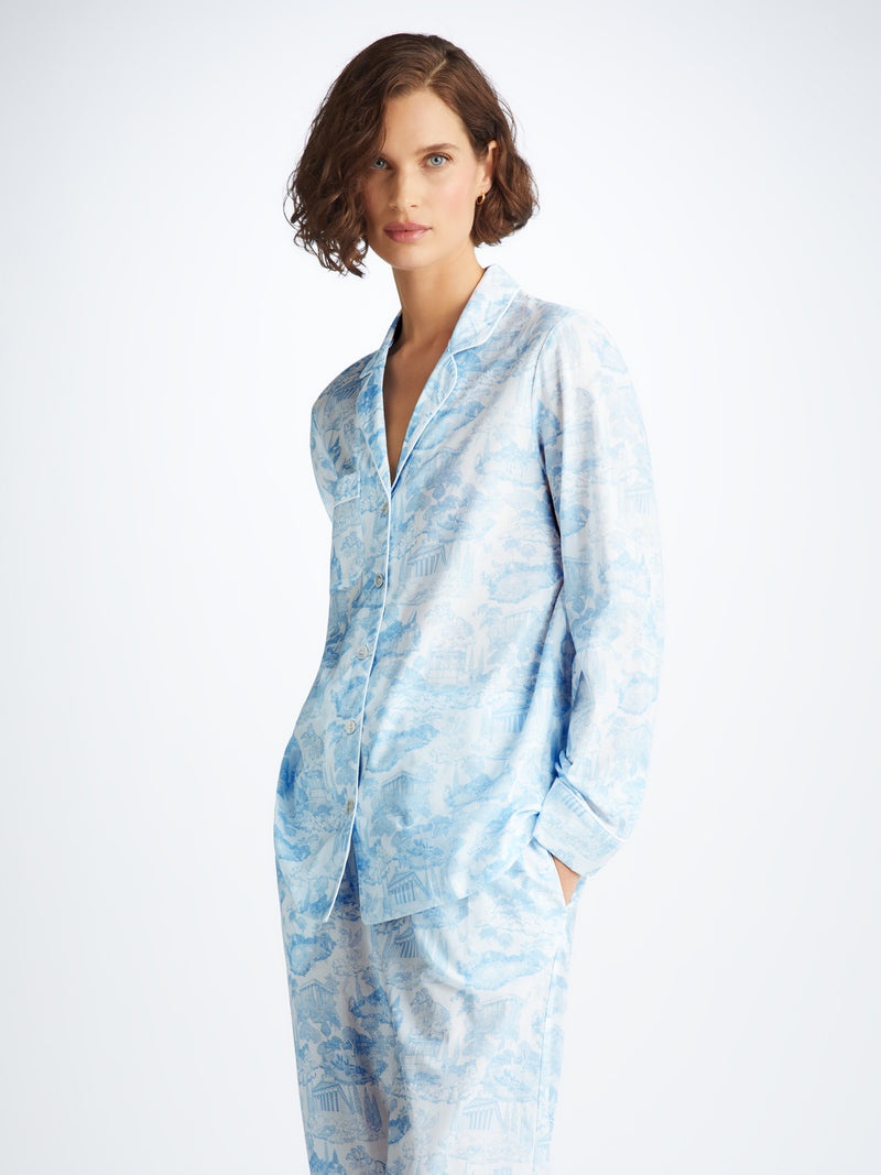 Women's Pajamas Ledbury 77 Cotton Batiste White - 4