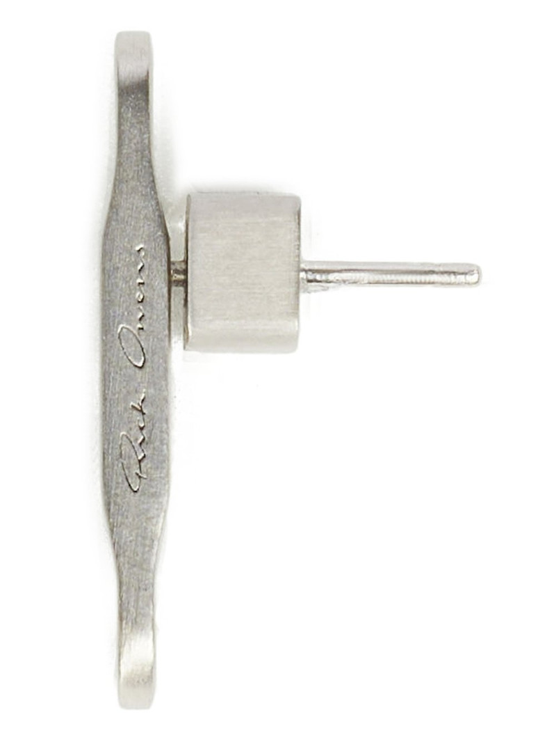 Rick Owens Silver Single Link Earrings outlook