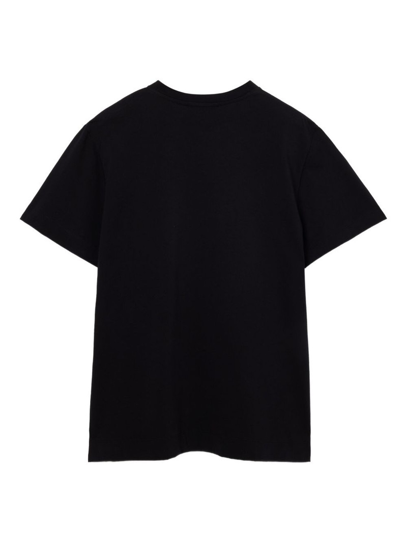 Simone Rocha rose-print T-shirt outlook