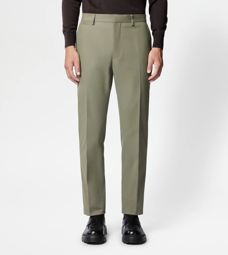Tod's TROUSERS IN GABARDINE - GREEN outlook