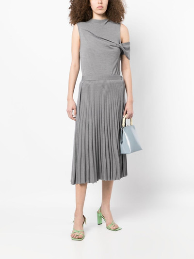 3.1 Phillip Lim pleated wool-blend midi skirt outlook