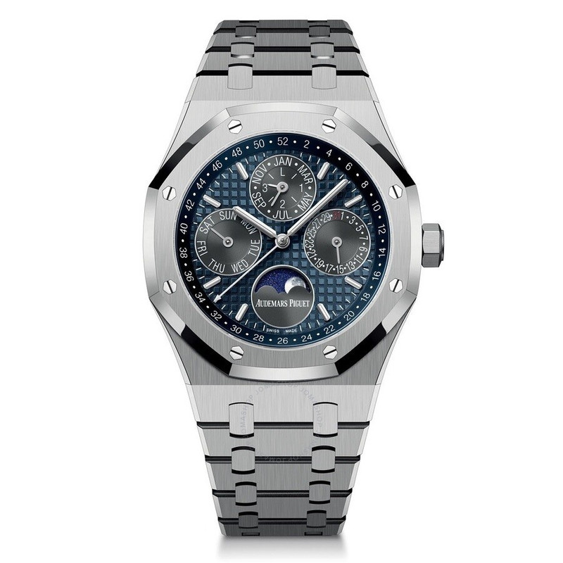 Audemars Piguet Royal Oak Perpetual Automatic Blue Dial Men's Watch 26574TI.OO.1220TI.01 - 1