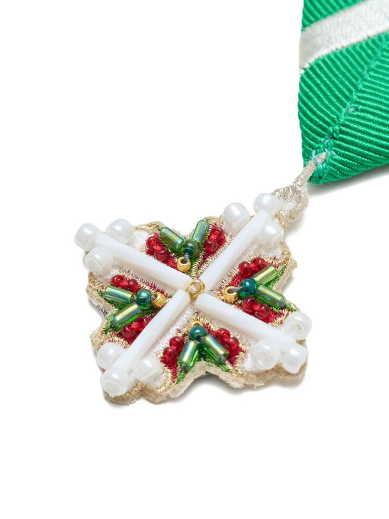 bead-embellished ribbon brooch 3