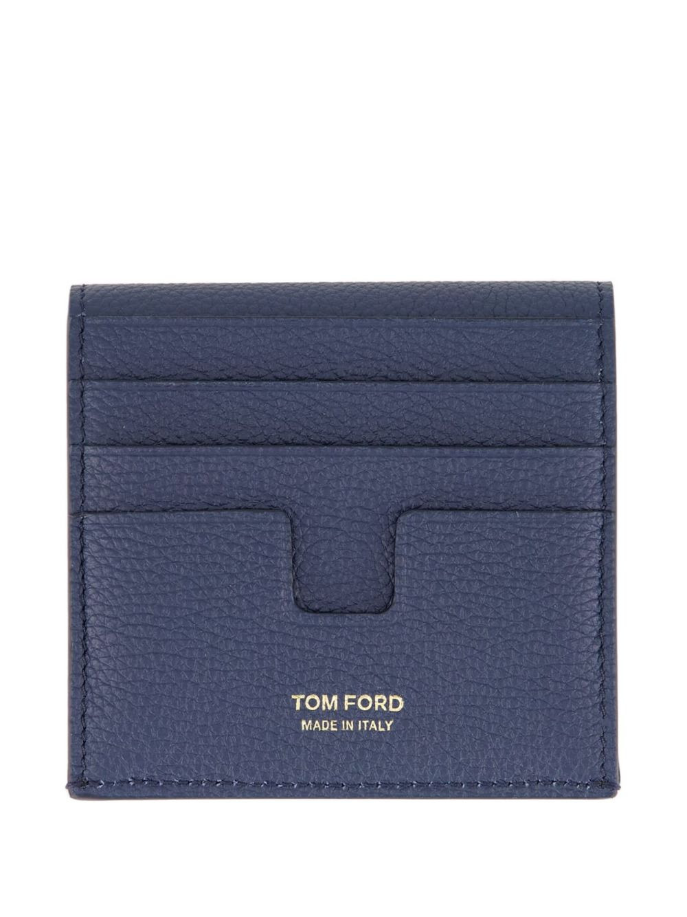 Tara logo-clasp grain-leather cardholder - 2
