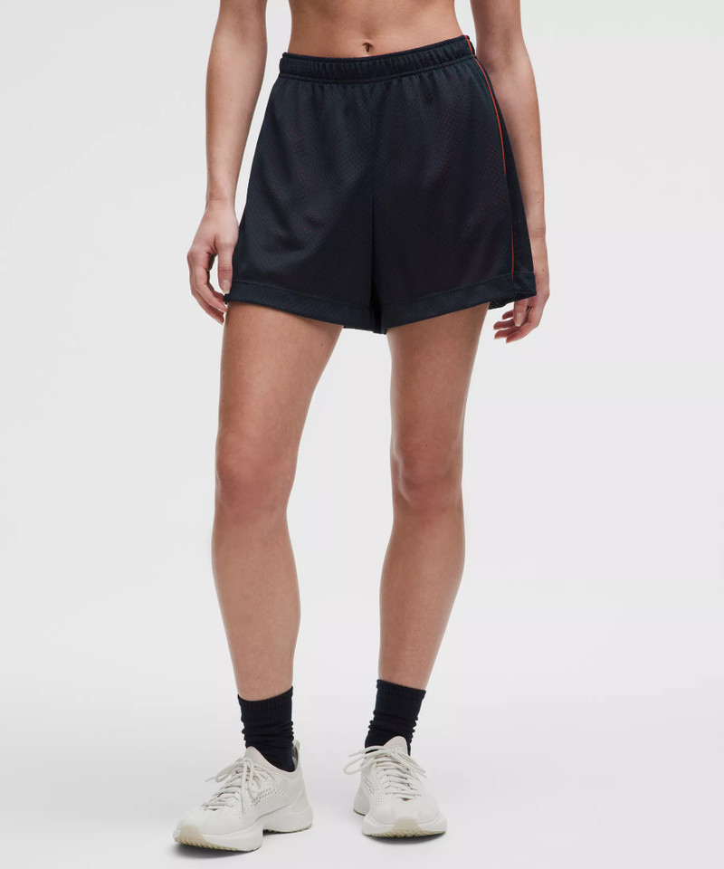 Double-Layered Mesh Mid-Rise Short 5" 1
