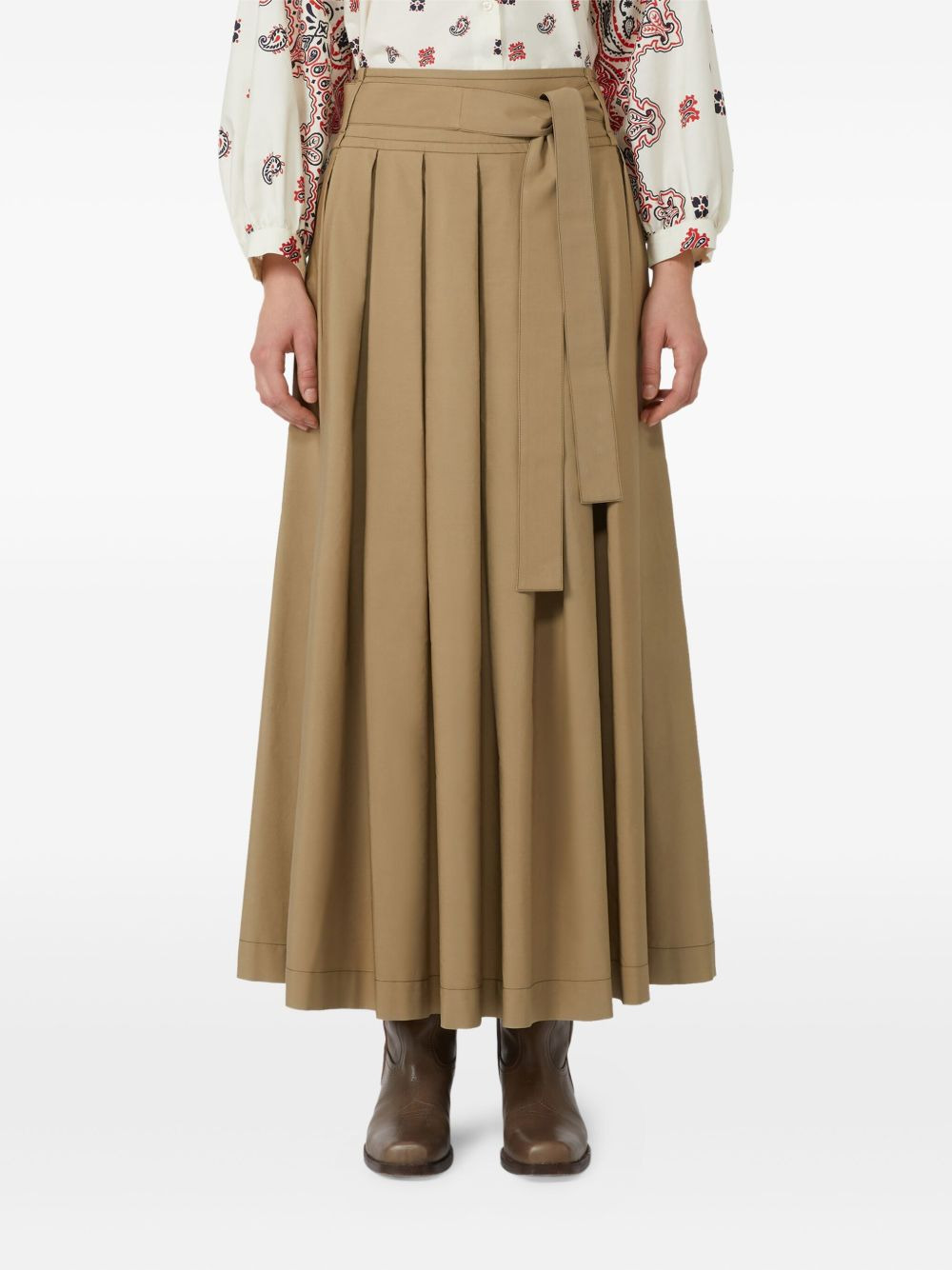 Agiate pleated skirt - 1