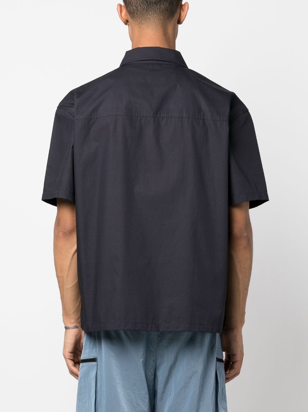 photograph-print short-sleeve shirt - 4