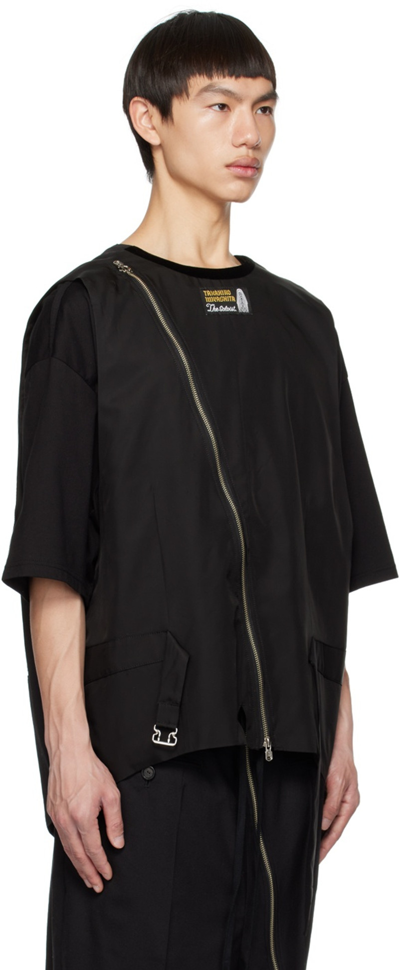 TAKAHIROMIYASHITA TheSoloist. Black Odd Vest outlook