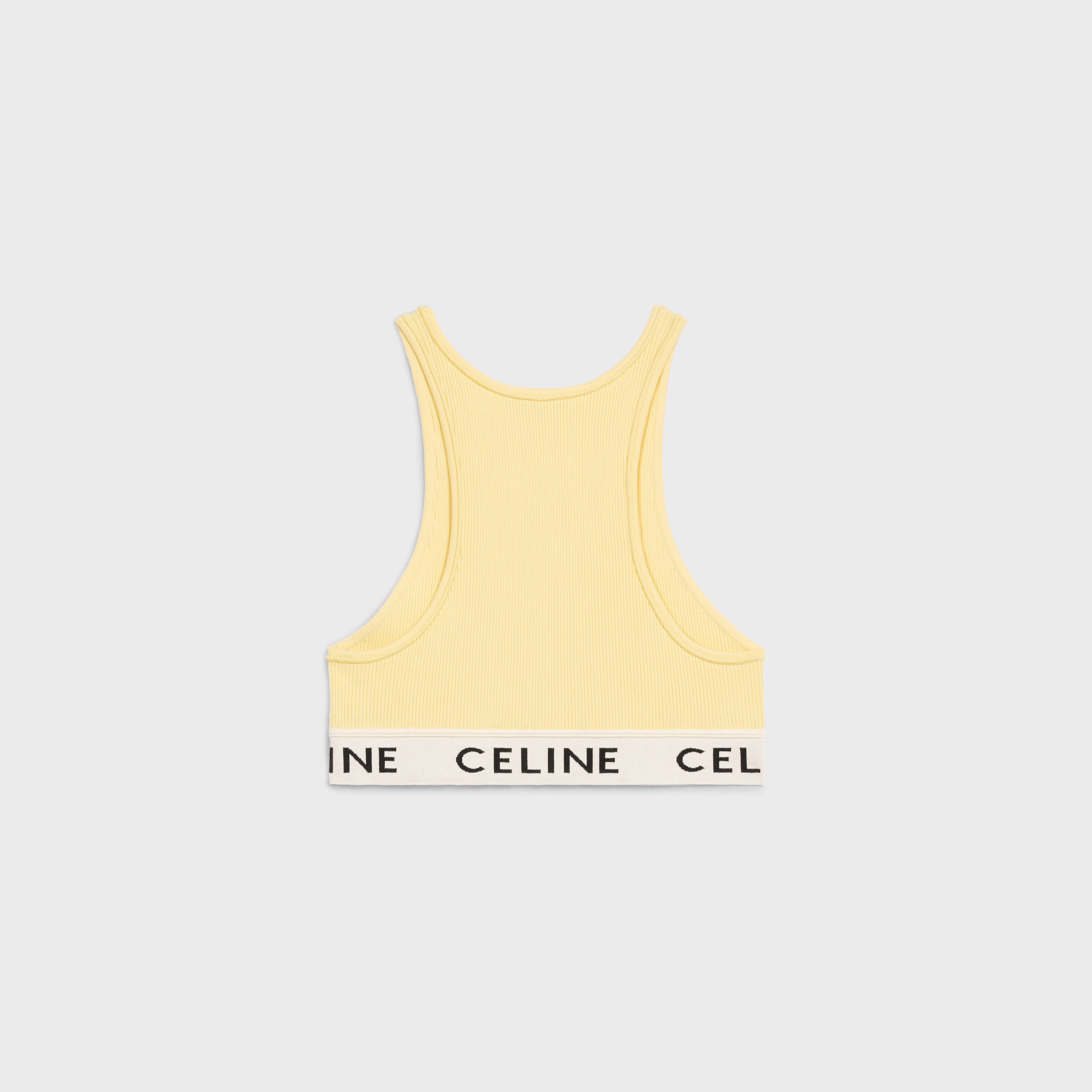 CELINE SPORTS BRA IN ATHLETIC KNIT Pink Small