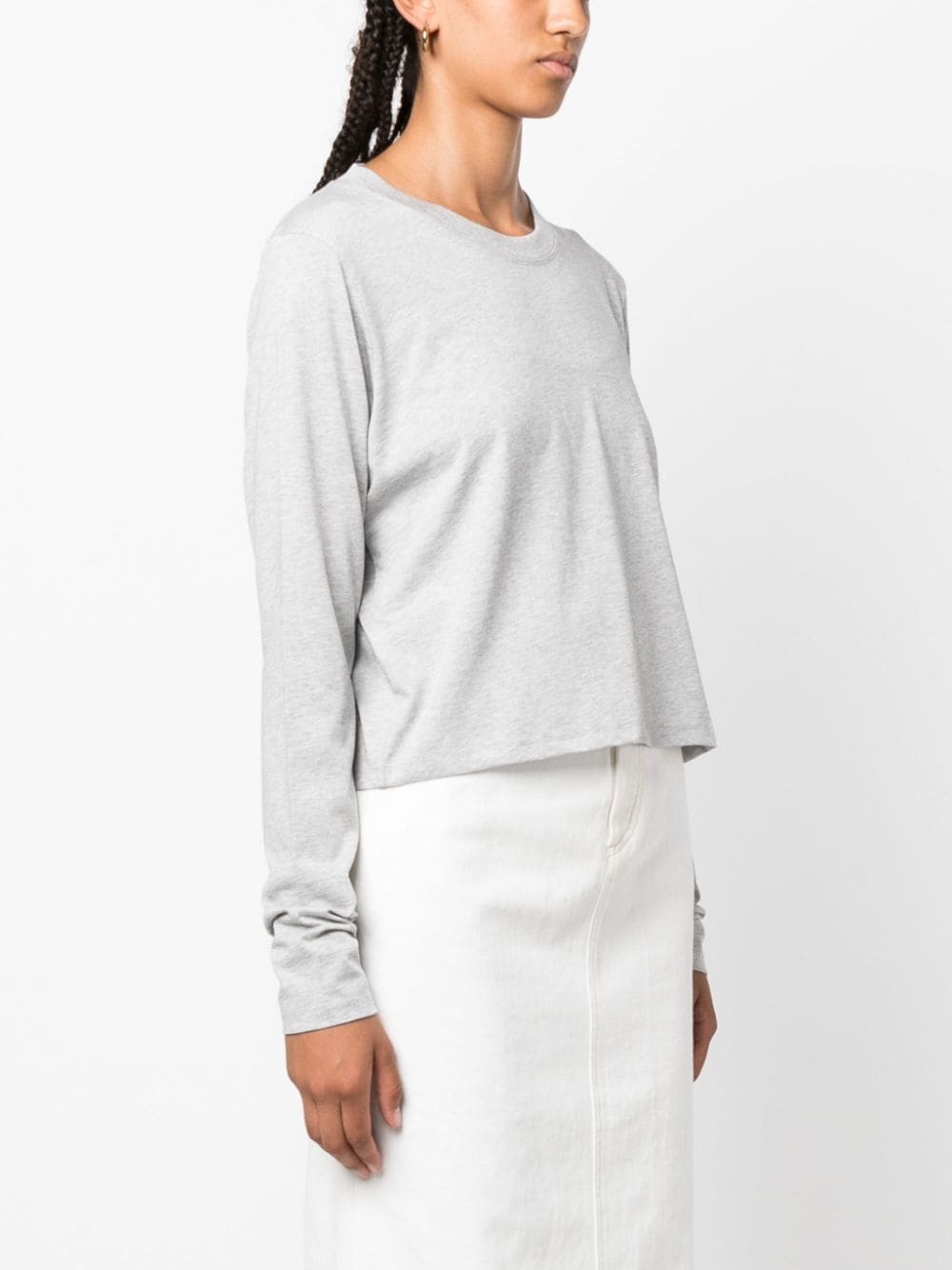 long-sleeve cotton T-shirt - 3
