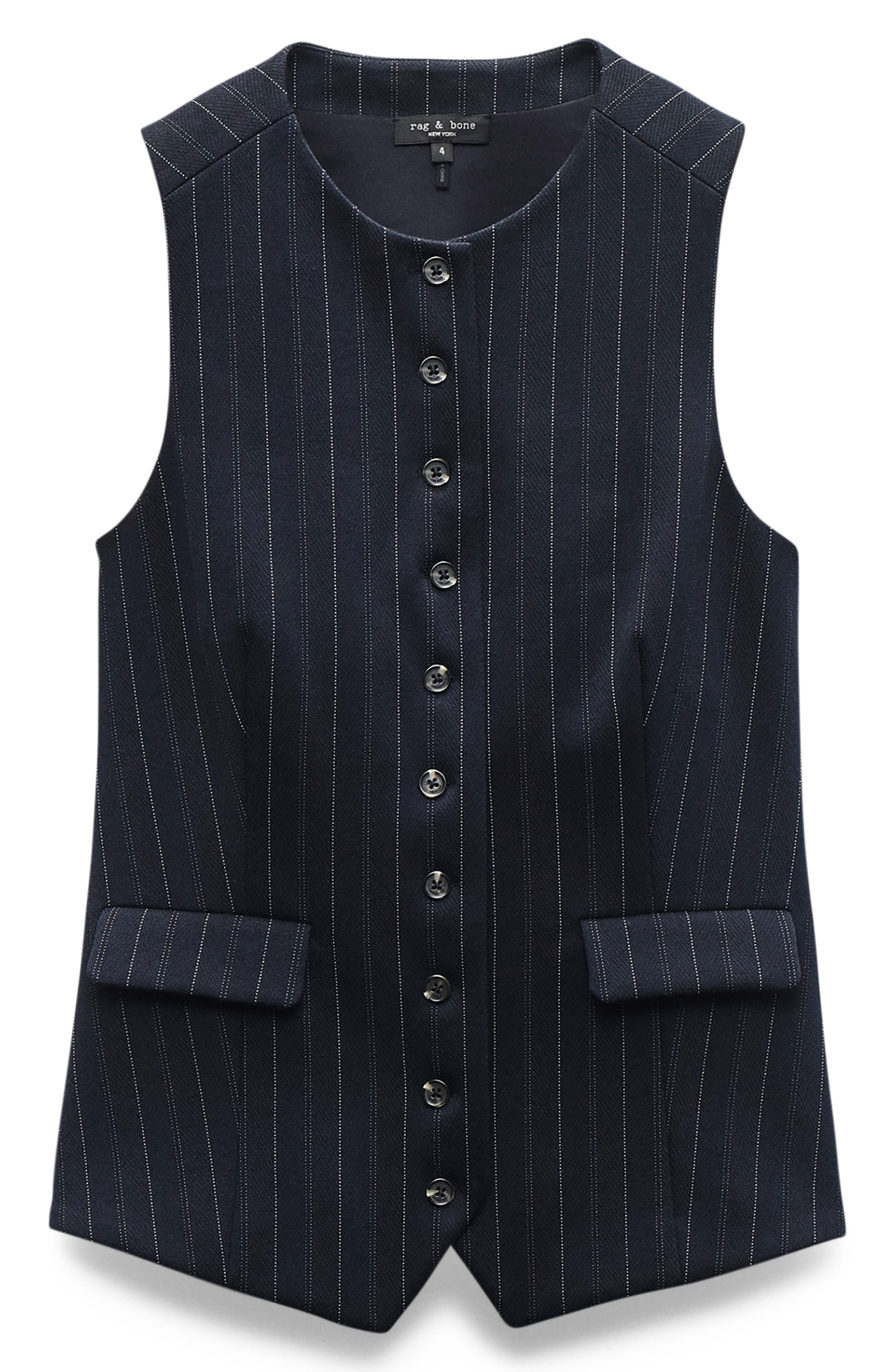 rag & bone Irina Ponte Longline in Navy Multi at Nordstrom - 4