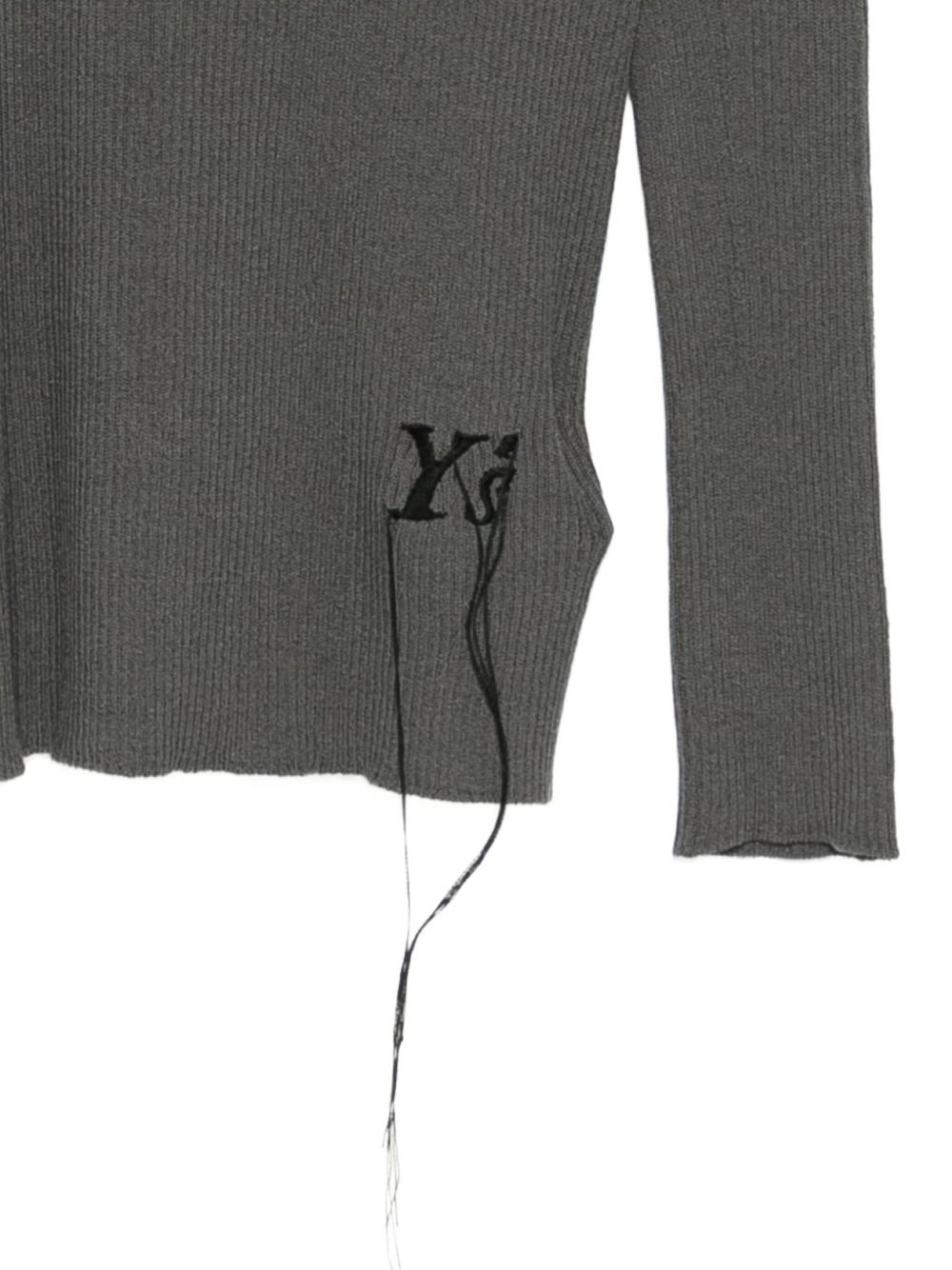logo-embroidered top - 3