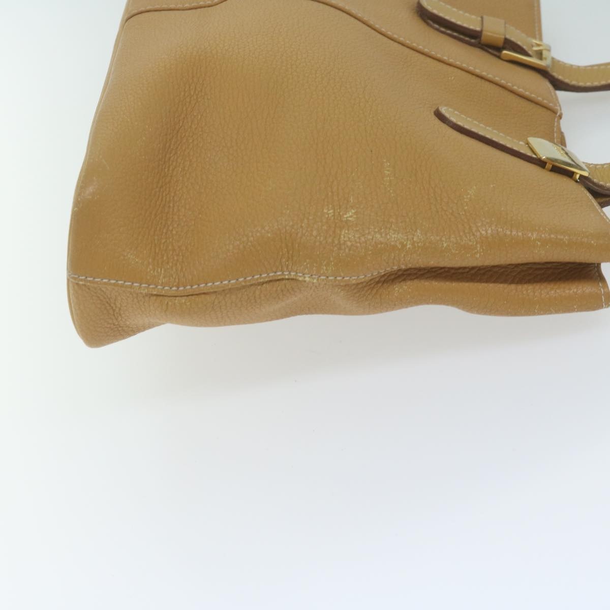 Burberry Tote Bag Leather Beige - 3