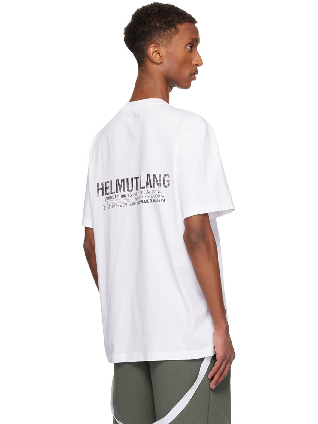 White 'New York' Seatbelt T-shirt - 3