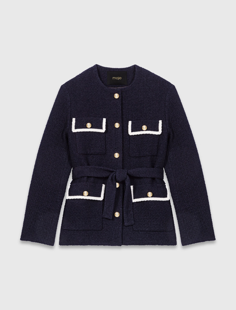 4-pocket tweed jacket 1