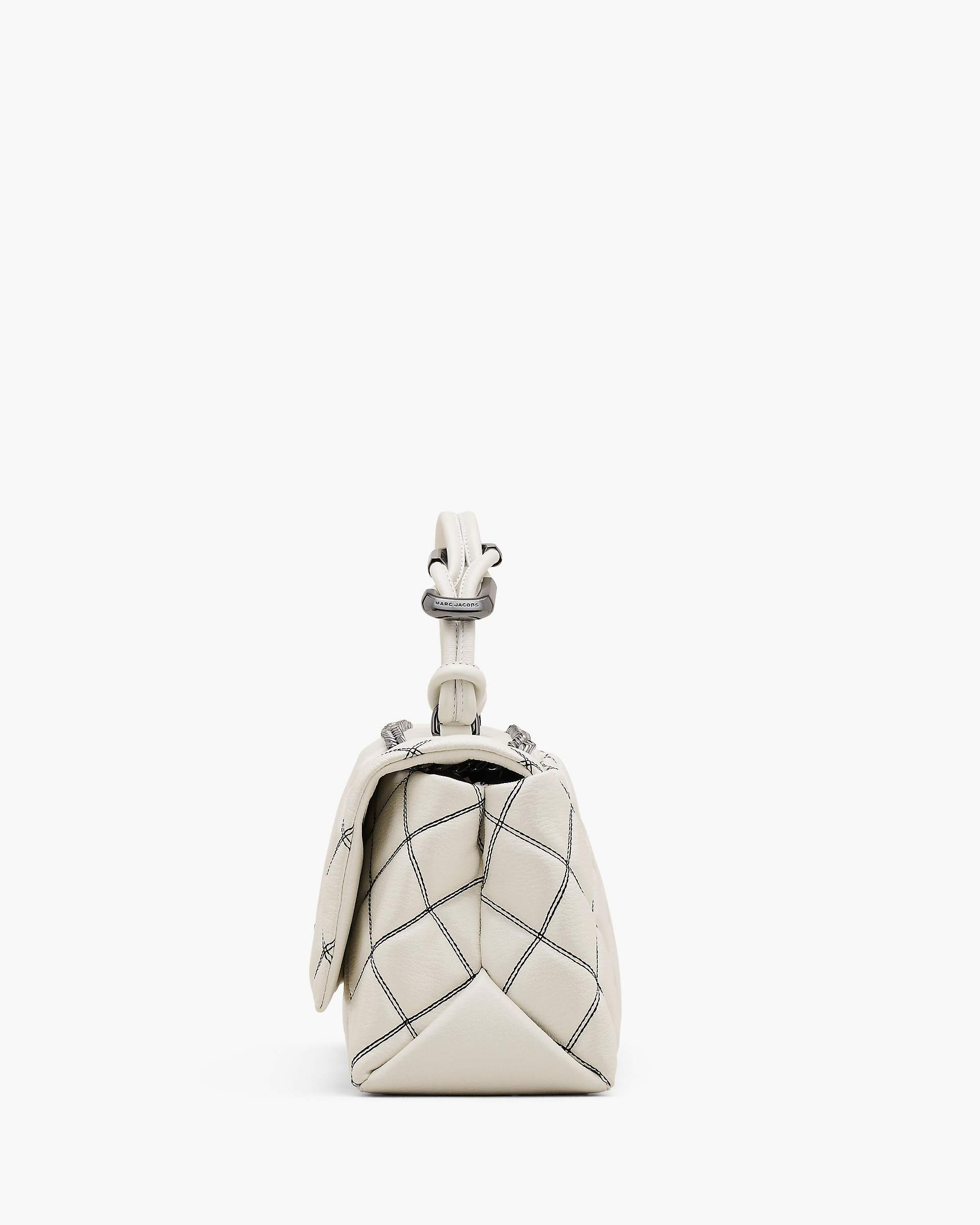 THE BI-COLOR QUILTED DUAL CONVERTIBLE SHOULDER BAG - 5